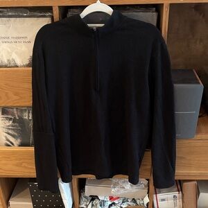 adidas Men's Black Zip-Up Sweater